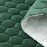 Tela de tapicería Terciopelo acolchado en diseño de panal – verde oscuro,  thumbnail number 3