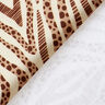 GOTS Felpa francesa veraniega Cebra | Tula – beige claro/marrón oscuro,  thumbnail number 4