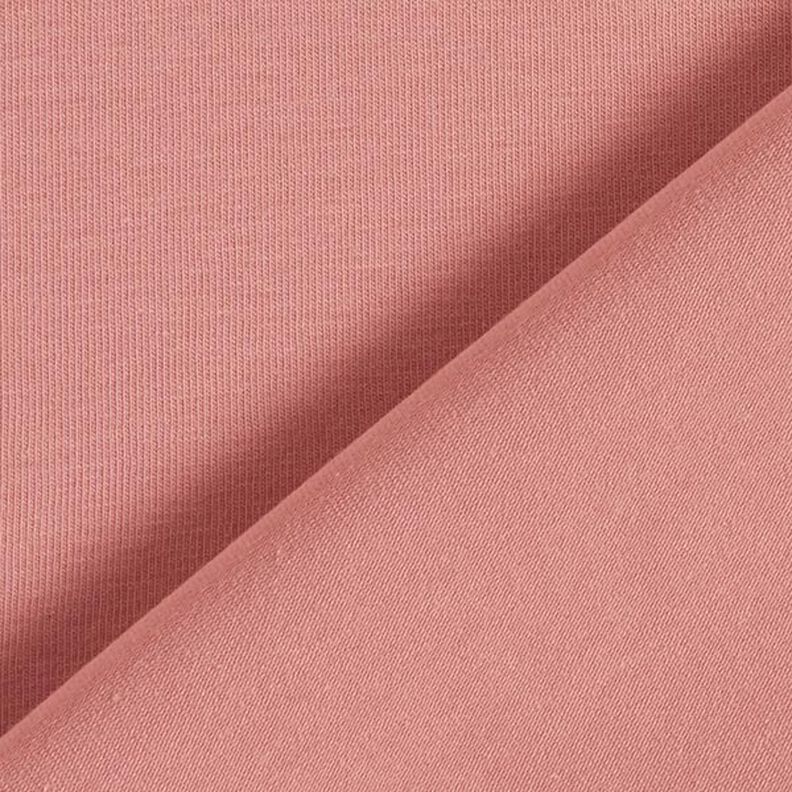GOTS Tela de jersey de algodón | Tula – rosa antiguo,  image number 3