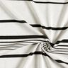 Punto jacquard rayas irregulares &ndash; blanco lana/negro,  thumbnail number 4