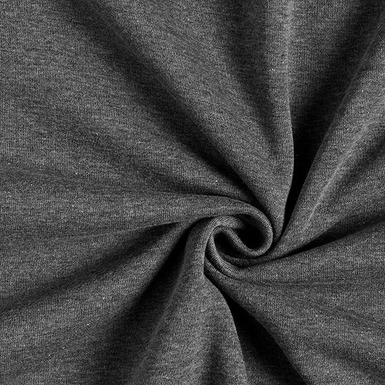 Tela de sudadera Melange brillante – gris pizarra,  image number 1