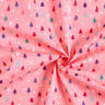 Tela de algodón Popelina Mini abetos – pink/blanco,  thumbnail number 3
