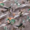 Tela de jersey de algodón Dragones de acuarela Impresión digital – marrón oscuro,  thumbnail number 2