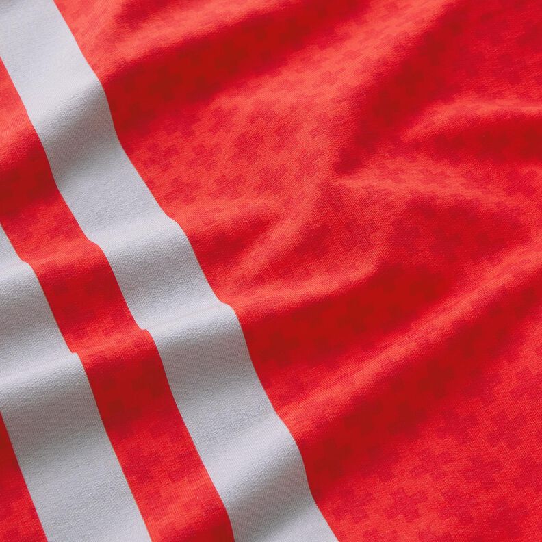 Felpa francesa veraniega Tela conviértete en médico de urgencias por un día – rojo/gris plateado,  image number 2