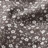 Popelina de algodón Mil flores – marrón oscuro,  thumbnail number 2