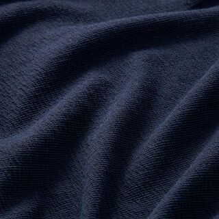 Tela de jersey arrugado Uni – azul marino, 