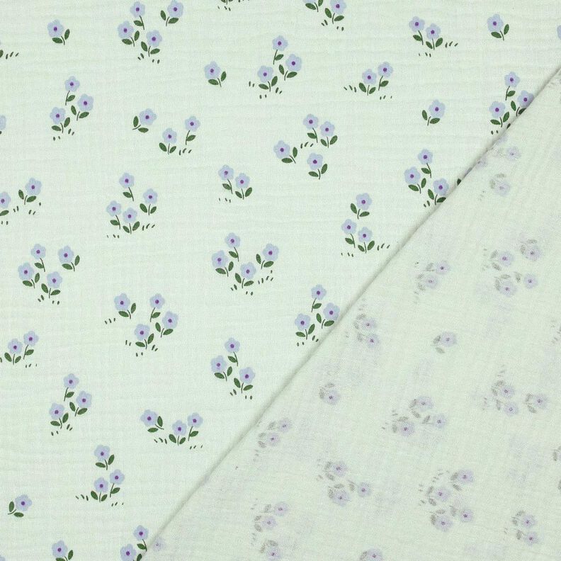 Muselina/doble arruga Florecillas | Poppy Fabrics &ndash; menta suave,  image number 4