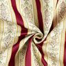 Tela de tapicería jacquard Rayas Biedermeier – crema/rojo,  thumbnail number 4