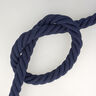 Cordón de algodón  – azul marino,  thumbnail number 1