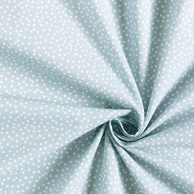 Tela de algodón Cretona puntos irregulares – azul baby,  image number 4