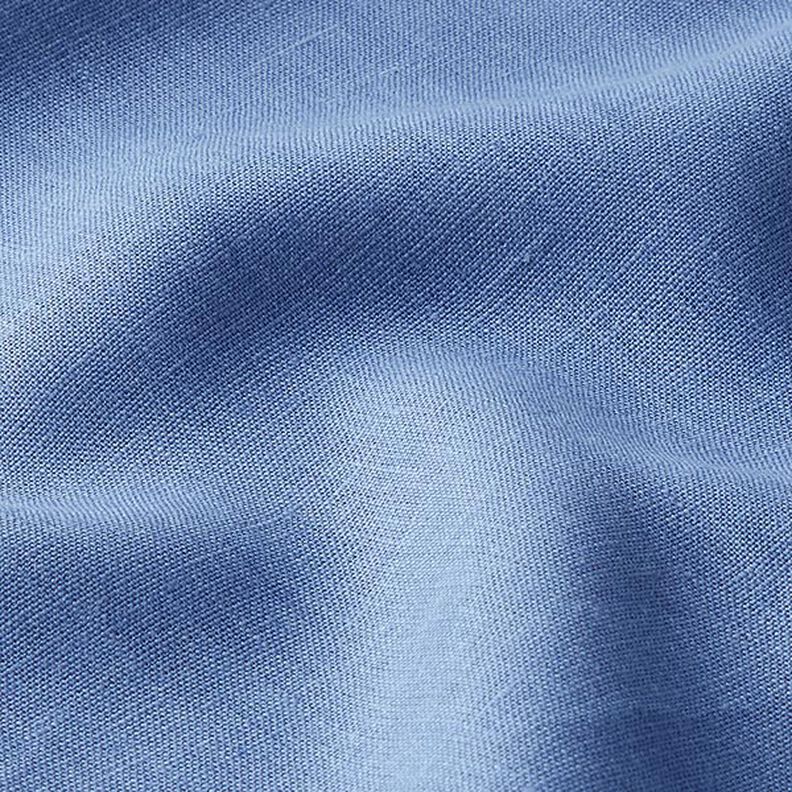 Tela de lino – azul metálico,  image number 2