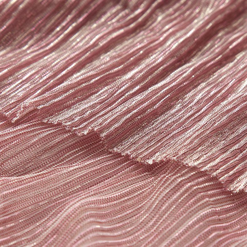 Plisado con rayas transparentes y purpurina – rosa,  image number 5