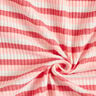 Punto canelado rayas horizontales – rosa oscuro/langosta,  thumbnail number 3
