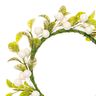 Decoración Guirnalda Floral con bayas [Ø 9 cm/ 16 cm] – blanco/verde,  thumbnail number 2