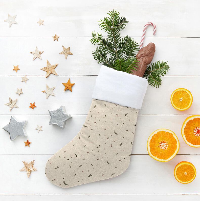 Tela decorativa Panama media Peque&ntilde;as bayas de invierno &ndash; naturaleza/carm&iacute;n,  image number 5