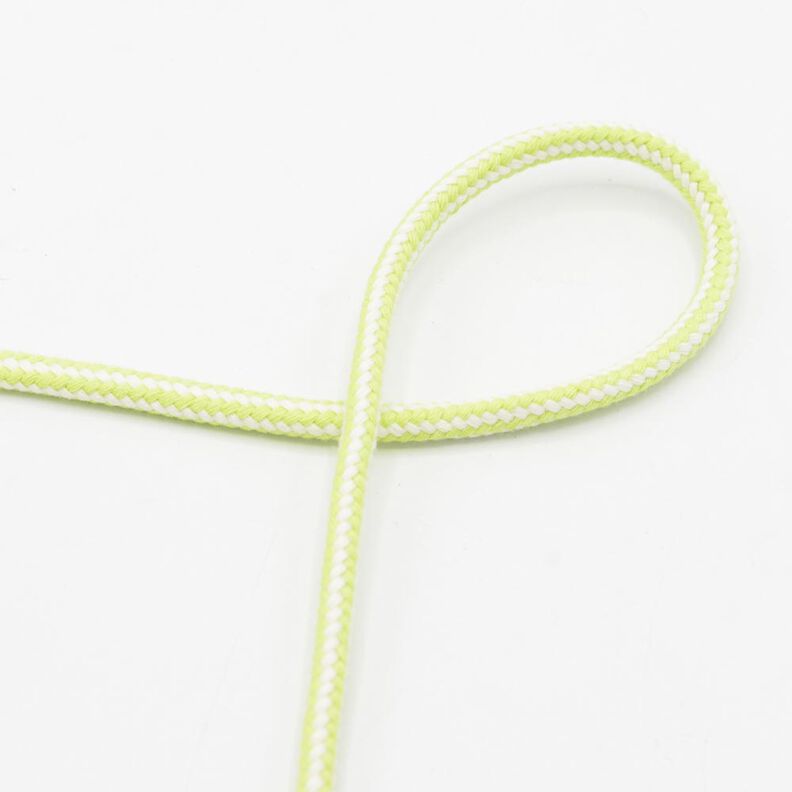 Cordel de algodón 2 colores [Ø 8 mm] – verde manzana,  image number 1
