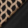 Tela de jersey de viscosa Patrón de brillantina – negro/albaricoque,  thumbnail number 4