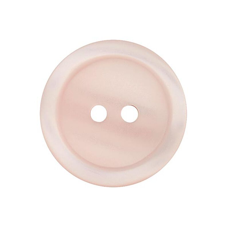 Botón de plástico de 2 agujeros Basic - rosa,  image number 1