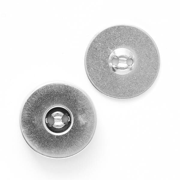 Botón magnético [  Ø18 mm ] – plateado metálica,  image number 2