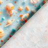 Popelina de algodón Universo Impresión digital – azul claro,  thumbnail number 4