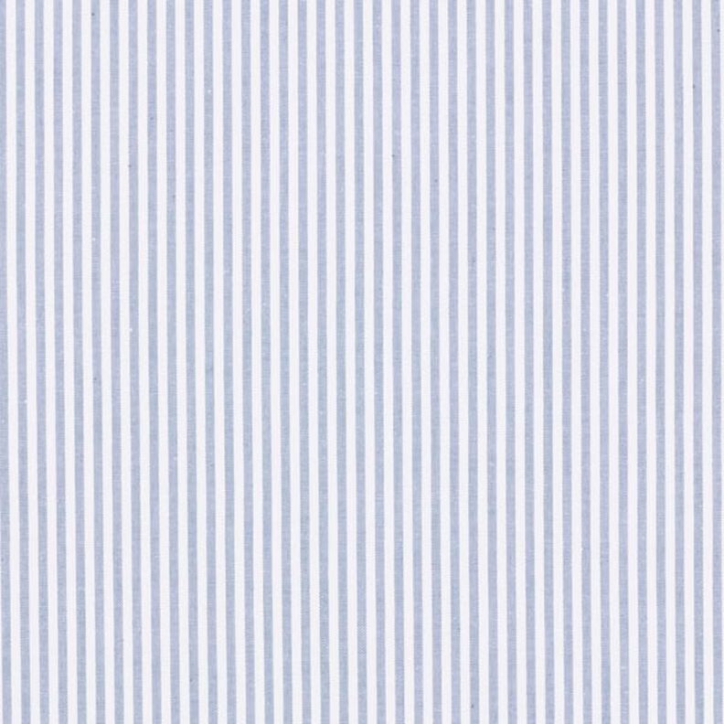 Popelina de algodón Rayas, hilo teñido – azul vaquero/blanco,  image number 1