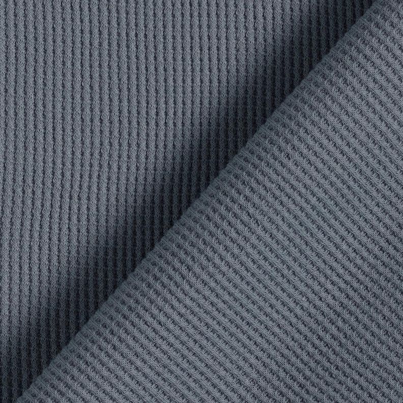 Tela de jersey tipo gofre Uni – gris,  image number 3