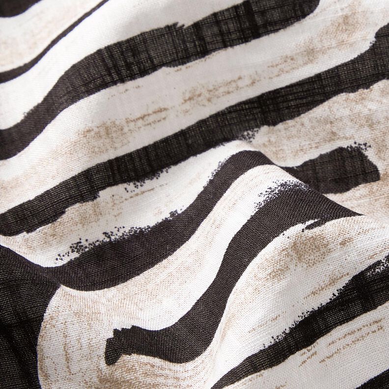 Mezcla algodón-viscosa con serpientes – negro,  image number 2
