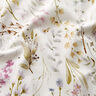 Jersey de viscosa delicadas flores y hojas – marfil,  thumbnail number 2