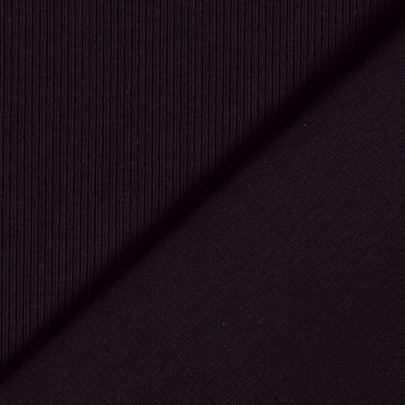 Jersey canelado Textura fina 2-1-1-1 &ndash; negro,  image number 3