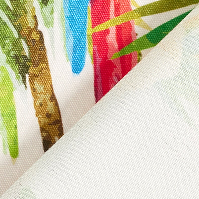 Telas para exteriores Lona Pájaro tropical – blanco/verde,  image number 4