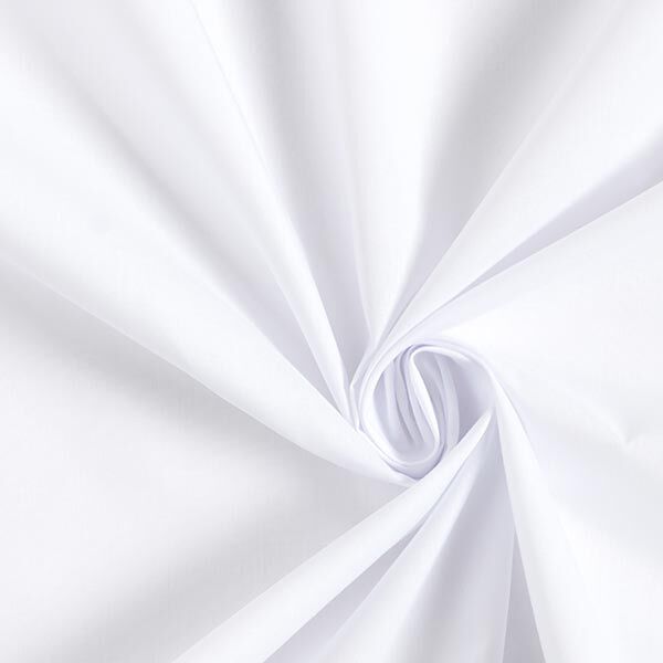 Mezcla de poliéster y algodón de fácil cuidado – blanco,  image number 1