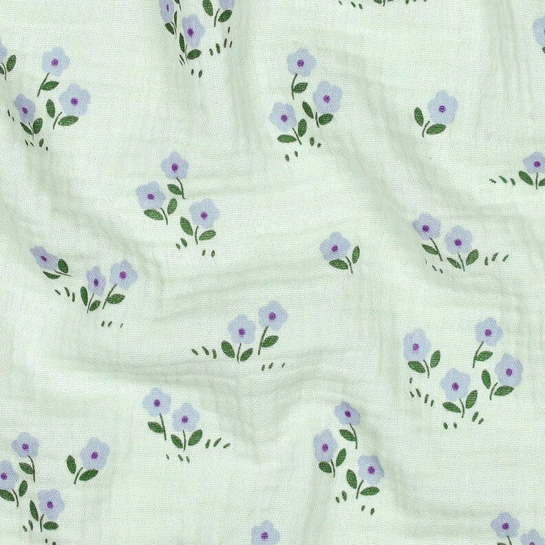 Muselina/doble arruga Florecillas | Poppy Fabrics &ndash; menta suave,  image number 2