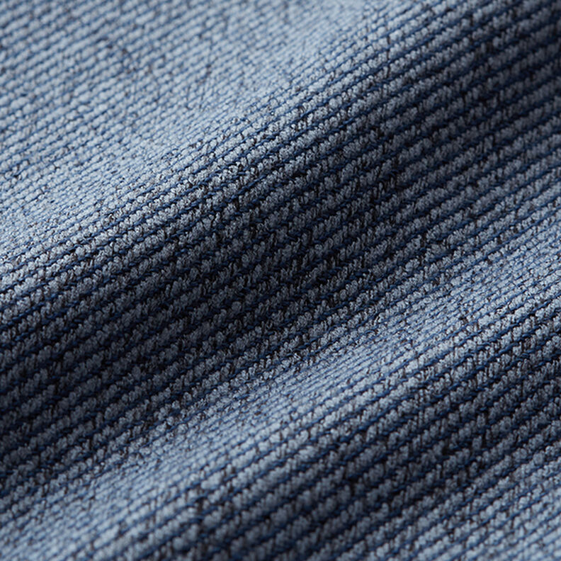 Tela de tapicería Aspecto de sarga – azul metálico,  image number 2