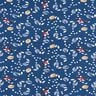 Tela de jersey de algod&oacute;n Golondrinas sobre el prado &ndash; &iacute;ndigo,  thumbnail number 1