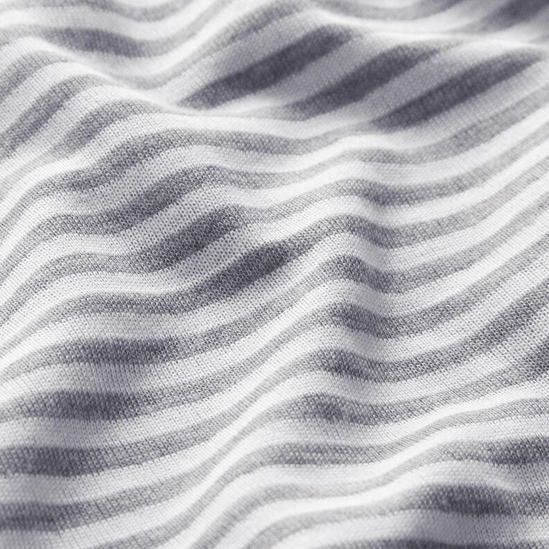 Jersey doble cara rayas liso – blanco/gris,  image number 2