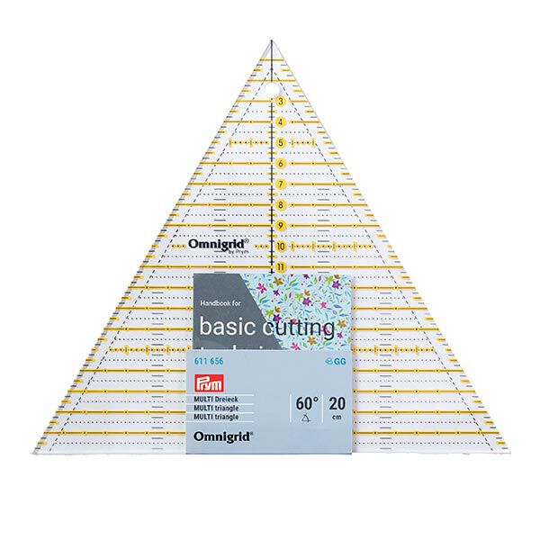 Regla patchwork triangular 60° multi [ Medidas:  20 cm  ] | Prym,  image number 2