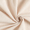 Mezcla de lino y algodón Rayas estrechas – beige/blanco lana,  thumbnail number 3