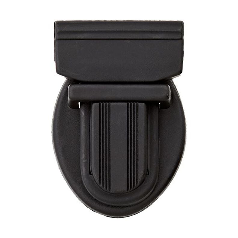 Cierre de bolso [ 38x26 mm ] – negro,  image number 1