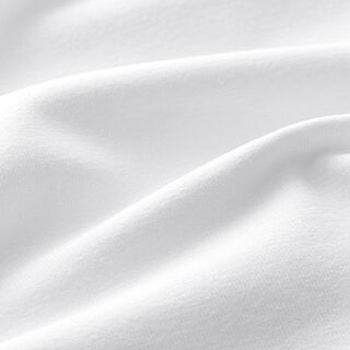 Tela de jersey de algodón Uni mediano – blanco, 