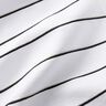 Mezcla de algodón rayas anchas – blanco/negro,  thumbnail number 2