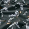 Tela de jersey de algodón Telas con licencia Harry Potter, Hedwig con escoba | Warner Bros. – gris,  thumbnail number 2