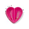 Cojín de sastre en forma de corazón magnético [ Medidas:  80  x 80  x 26 mm  ] | Prym Love – pink,  thumbnail number 1