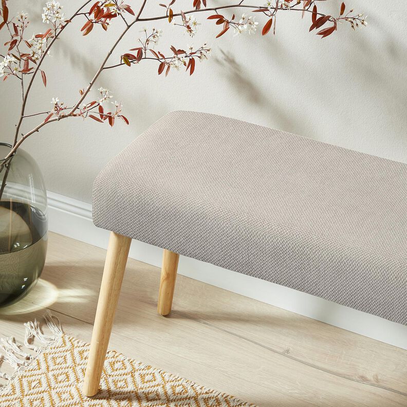 Tela de tapicer&iacute;a Melange suave &ndash; gris claro,  image number 6