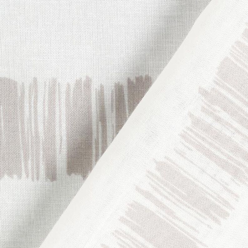 Tela para cortinas Voile líneas delicadas 295 cm – gris seda/marfil,  image number 4