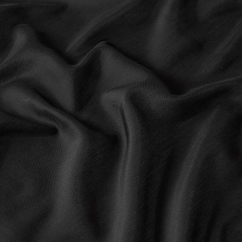 Voile de seda y algodón súper ligero – negro,  image number 2
