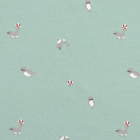 Franela de algod&oacute;n Acrobacias con focas &ndash; azul claro, 