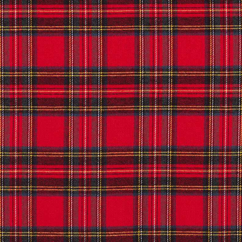 Franela de algodón cuadros escoceses – rojo,  image number 1