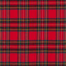 Franela de algodón cuadros escoceses – rojo,  thumbnail number 1