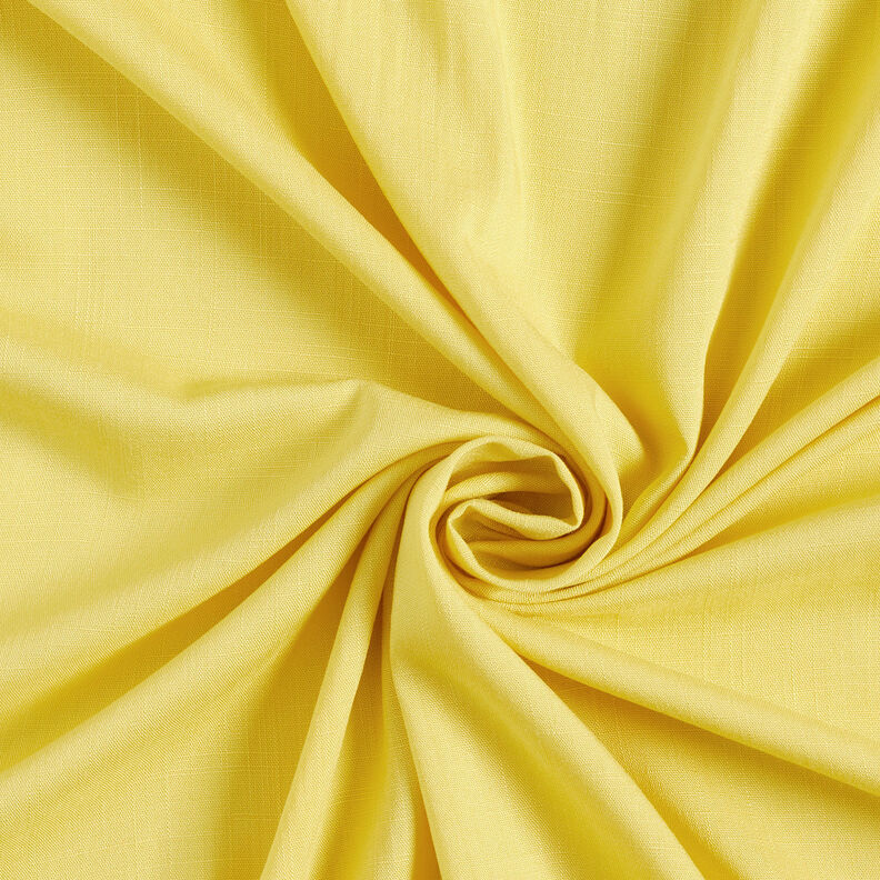Tejido de viscosa aspecto lino – amarillo claro,  image number 1