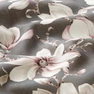 Telas para exteriores Lona magnolias – gris, 